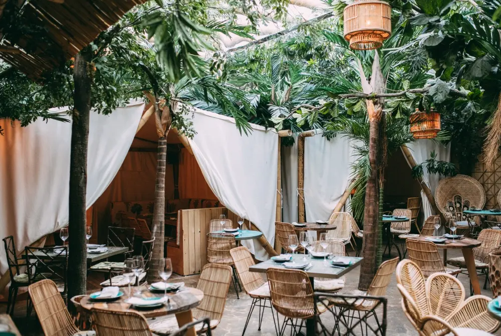 Cabañas en Bambú - Restaurante Voltereta